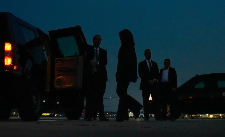  Wrong-way driver passes Harris motorcade on Milwaukee highway