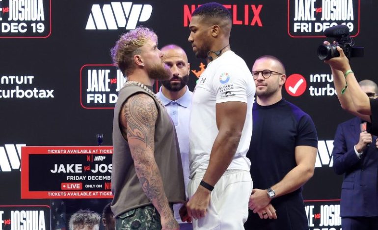  Jake Paul cites ‘delusional optimism’ ahead of Anthony Joshua fight