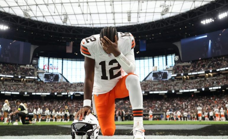  Deion Sanders had quite a time at son Shedeur’s big debut for Browns