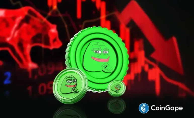  Is Pepe Coin Price at Risk After Forming This Bearish Pattern?