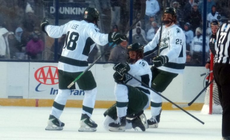  Michigan State froze out Penn State in a key outdoor game
